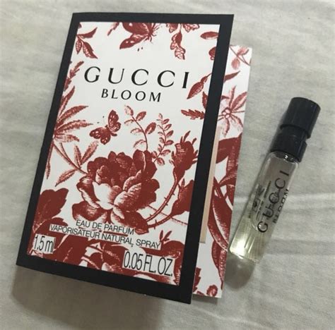 free gucci bloom sample